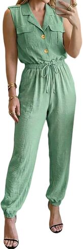 CHICME Jumpsuits for Women One Piece Outfits Summer 2026 Spring Vacation Travel Outfits Dressy Casual Cargo Tapered Romper in Saudi Arabia