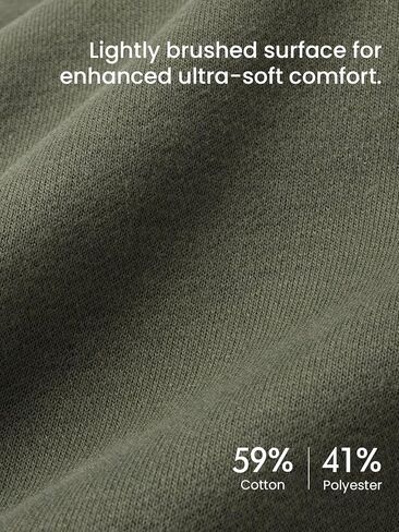 Crewneck Sweatshirt V-Stitch Midweight French Terry 10.6 oz. Cotton Blend Comfy Pullover for Men Women Unisex in Saudi Arabia