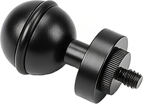 MN-X2 قطعة التوصيل بمشبك الفراشة ذات الفتحتين ذات الرأس الكروي مقاس 1 بوصة مناسبة لملحقات محول توسيع التصوير الفوتوغرافي للغوص تحت الماء (MN-X2) in Saudi Arabia