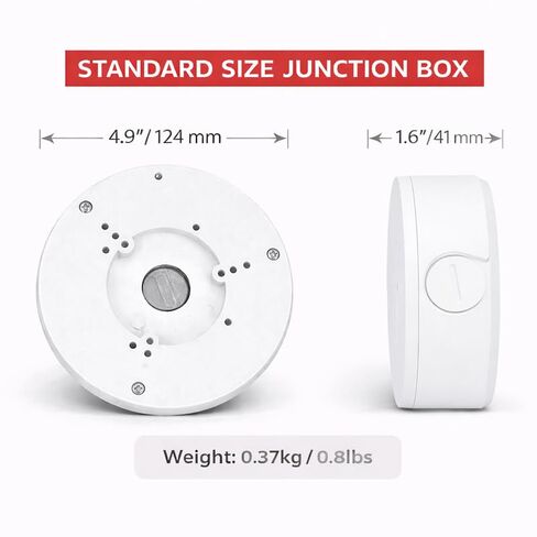 6 عبوات PFA130-E صندوق توصيل كاميرا الأمان - دعامة تثبيت كاميرا أمان ABS ممتازة - صندوق توصيل كاميرا عالمي مقاوم للماء لتركيب كاميرات المراقبة - صندوق كاميرا أمان خارجي in Kuwait