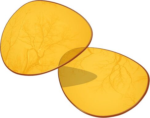 عدسات ToughAsNails البديلة لنظارة Oakley Plaintiff OO4057 الشمسية - HyperVision Plus HD أصفر in Saudi Arabia