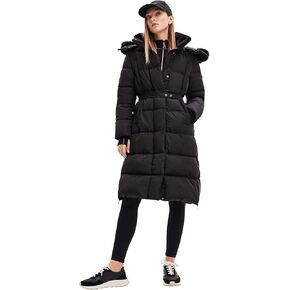 Desigual Women's Padded Belted Coat