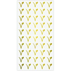 50 Wedding Meal Stickers - Place Card Stickers - Meal Stickers - Place Card Menu Choices - Meal Choice Wedding - Wedding Meal Stickers (Gold, Beef)
