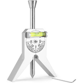 Premium Pipe Center Finder - Essential Center Finder Tool for Pipefitters - Measures 0.5" & Up, with 4" Y-Type Base & Dial Bubble.