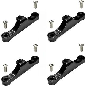 4pcs Desktop Computer AMD AM5 CPU Cooler Mounting Brackets & Screws Cooler Bracket Black