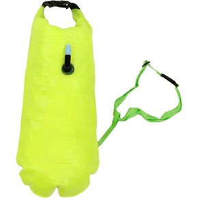 Swim Buoy, High Visibility Swim Safety Float Open Water Swim Bubble for Outdoor Water Sports