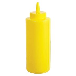 G.E.T. SB-16-CL 16 oz. Squeeze Bottle, Break Resistant, Polyethelyne, Clear (Pack of 12)