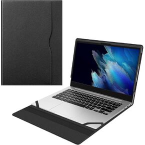 حافظة Fintie لجهاز 14 بوصة Samsung Galaxy Book Go NP545XLA / Lenovo IdeaPad S540 14 S540-14IWL S540-14API (لا تناسب 14 بوصة Galaxy Chromebook Go) - غطاء كتاب من جلد البولي يوريثان الفاخر، رخام لامع