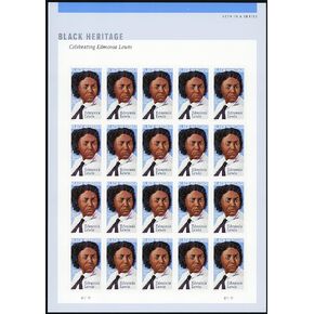 Edmonia Lewis Sculptor - Black Heritage Sheet of Twenty Current First Class Postage Stamps Scott 5663