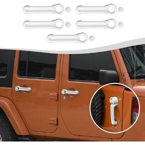 Door Handle Cover & Tailgate Handle Cover Inserts for 2007-2018 Jeep Wrangler JKU 4 Door/ 2008-2012 Jeep Liberty / 2007-2011 Dodge Nitro(Purple