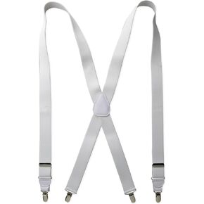 Status Men's Tall Plus Size Suspenders 11/4" Poly Elastic 54" Drop Clip