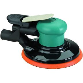 Dynabrade (59029) Dynorbital-Spirit 6" (152 mm) Diameter Random Orbital Sander, Central Vacuum | Proportionate 3/16" (5 mm) Diameter Orbit | 12000 RPM Pneumatic Motor