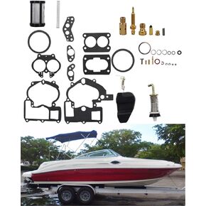 Carburetor Repair Kit Replacement for Mercarb All 2 - Barrel 3302-804845 3302-804844002