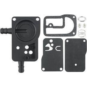 Carbhub 691896 Fuel Pump Body with 7 Pcs Rebuild Kit Fit for Carburetor 16 18 HP Engine Replace 393397