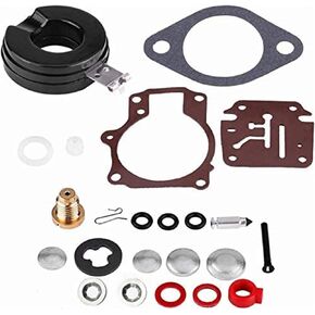 Autu Parts 396701 392061 398729 Carburertor Repair Kit for Johnson/Evinrude 18 20 25 28 30 35 40 45 48 50 55 60 65 70 75 HP,For Sierra 18-7222 18-7042,For Mallory 9-37107