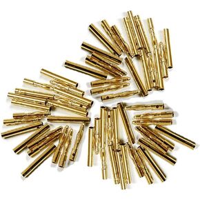 30 Pairs 2.0mm Gold Bullet Banana Connector Plug 2mm Male & Female Bullet Connector for RC Model ESC Motor