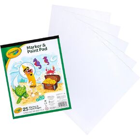 Crayola Marker & Paint Pad, Art Supplies for Kids, 25 Pages