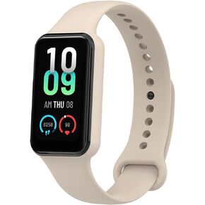 Watch Bands Compatible with Amazfit Band 7 Straps with Protector Case for Women Men, Silicone Replacement Bands Metal Buckle Adjustable Wristbands Bracelet Sport Strap for Amazfit Band 7