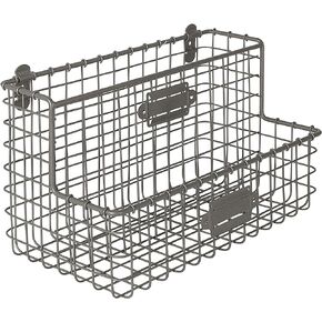Spectrum Diversified Vintage Desktop Office Organizer File & Letter Holder Sorter, One, Industrial Gray