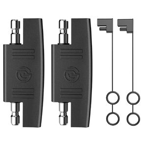 SAE Polarity Reverse Adapter(4 Pack), Thicker Tinned 2 Pin SAE Connector for SAE Extension Cable, SAE Plug Battery Maintainer, SAE Adapter for Automotive,Motorcycle,Solar Panel,Travel Trailer