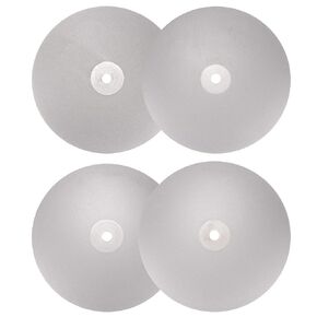 Diamond Flat Lap Disc Set 6" x 1/2" Arbor 600/1200/2000/3000 Grit Abrasive Wheel Lapping for Grinding Sanding Ceramics, Glass, Stones