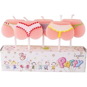Funny Bikini Themed Birthday Cake Candles Valentines Day