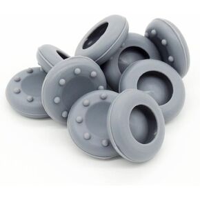 10 x Analog Controller Thumb Stick Grip Thumbstick Joystick Cap Cover for PS4 PS3 for Xbox 360 Xbox One (Grey)