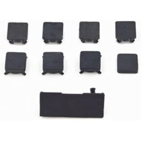 Rubber Feet Plastic Button Screw Cap Cover Replacement for PS3 Slim 2000 3000Console(9 in 1)