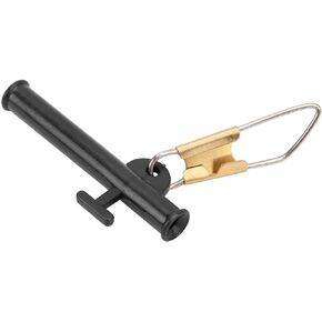 VGEBY Fishing Slider, 4Bags Fishing Line Sinker with Metal Snaps ABS Slider Clip Outdoor Fishing Accessories