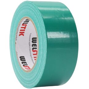 WELSTIK Professional Grade 48# Green Duct Tape, Waterproof Duct Cloth Fabric,Duct Tape for Photographers,Repairs, DIY, Crafts, Indoor Outdoor Use 2 Inch X 45 Yards