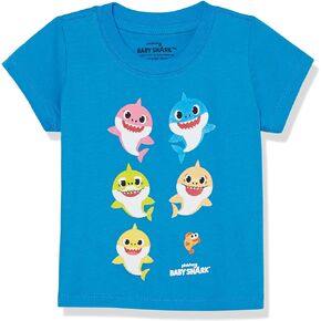 Pinkfong Boys Baby Shark Doo Family Short Sleeve T-Shirt