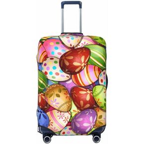 ONLY COVER, NOT INCLUDING THE SUITCASE Travel Luggage Cover Colorful Dinosaur for Boy Suitcase Protector Washable Baggage Covers (for 18-21 inch luggage)