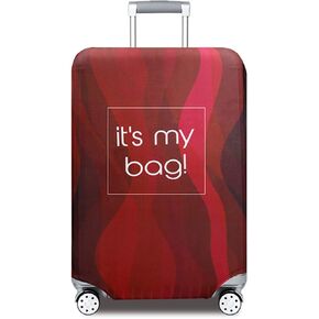 YEKEYI Travel Suitcase Protector Zipper Suitcase Cover Washable Print Luggage Cover 18-32 Inch