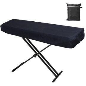 Piano Keyboard Dust Cover for 61 Keys Waterproof Electronic Piano Keyboard Dust Cover With Adjustable Drawstring Stretchable Keyboard Digital Piano Bag Case Cover
