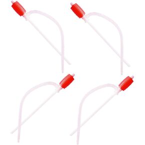 4pcs Oil Extractor Air Pump for Fish Tank Hand Pump Siphon Transfer Pump Siphon Drum Oil Sucker Pump Siphon Oil Gas Pump Fuel Transfer Siphon Pump Oil Pumping
