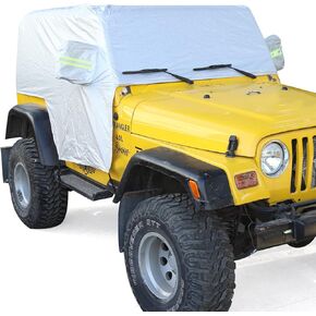 RT-TCZ for Wrangler TJ Car Cover 2 Door for Jeep Wrangler TJ 1997 1998 1999 2000 2001 2002 2003 2004 2005 2006