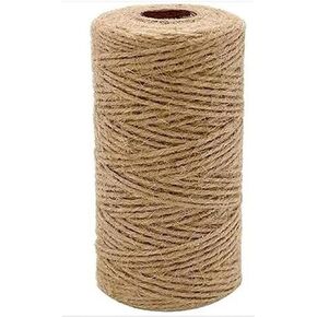 1/12 in (2mm) X 1312 Ft (400meter) Natural Sisal Hemp Rope Heavy Duty Thick Twine for Cat Scratcher Post Tree, Garden, Binding, Crafts Packing Material