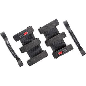 WARN 102653 Epic Trail Gear: Rubber Grip Grab Handles for Roll Cage/Bar, 1 Pair