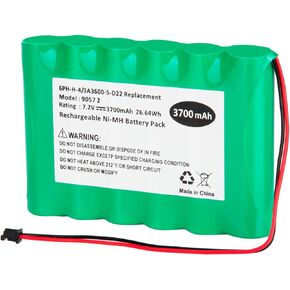6PH-H-4/3A3600-S-D22 7.2v 3700mAh Replacement Battery for DSC IMPASSA SCW9057 SCW9055 ADT SCW9057G-433 Wireless Security System Ni-MH Battery