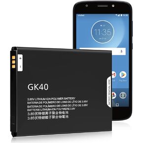 GK40 Battery, [2024 Upgrade] 4800mAh Ultra High Capacity Replacement Battery for Moto G4 Play XT1607, Moto G5 XT1601, Moto E3, Moto E4, XT1675, XT1603, Moto E5 Play,Moto E5 Go,Moto E5 Cruise