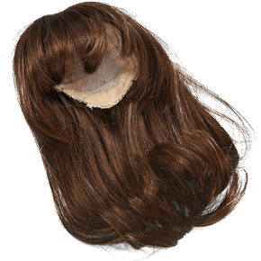 1/6 Ball Jointed Doll Wig, Doll Hair Wig, High Elasticity High Temperature Silk Long Straight Doll Hair, Easy to Manage with Bangs for 15.5 to 17cm Doll for Collection