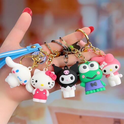 لطيف أنيمي المفاتيح مجموعة جميلة أنيمي الشكل قلادة kawaii الهدايا الإبداعية الاكسسوارات مفتاح سلاسل كعكة توبر in Saudi Arabia