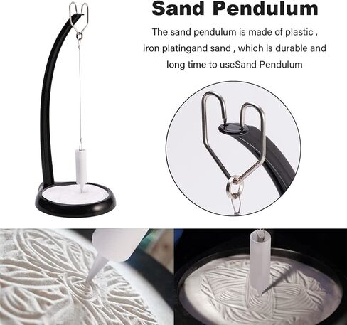 البندول الرملي، طاولة الرمل البندول الرملية الجاذبية، رسم العلوم المكتبية والحلي التعليمية، زخرفة رملية لتخفيف الضغط للمنزل والمدرسة والمكتب وهدايا عيد الميلاد in Kuwait