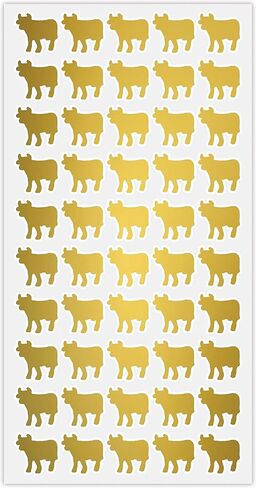50 Wedding Meal Stickers - Place Card Stickers - Meal Stickers - Place Card Menu Choices - Meal Choice Wedding - Wedding Meal Stickers (Gold, Beef) in Saudi Arabia