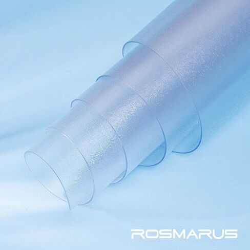 بساط كرسي مكتب ROSMARUS للأرضيات الصلبة مقاس 47 بوصة × 59 بوصة، سجادات كرسي صلبة شفافة للمكتب المنزلي، سجادة تحت المكتب لحماية أرضية الكرسي المتدحرج PVC حصيرة شفافة، مستطيلة in Kuwait