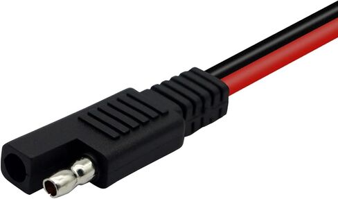 GSRECY SAE موصل تمديد كابل 2Pin إلى SAE موصل سريع قطع التوصيل كابل تمديد الطاقة للسيارات للدراجات النارية شاحن جرار السيارة (5 قطع) in Kuwait