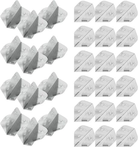 Winmau Prism Delta White Dart Flights - 10 Sets per Pack (30 Dart Flights in Total) in Saudi Arabia