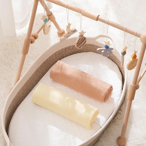 HBselect 5-Pack Cotton Baby Muslin Swaddle Blankets in Saudi Arabia