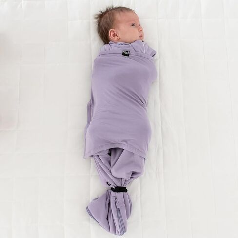 KYTE BABY Sleep Bag Swaddler with Dual Zipper, Removable Band, Rayon Made from Bamboo Transitional Nursery Essential in Saudi Arabia