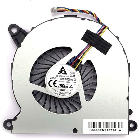 New 2 PCS CPU Cooling Fan for Intel NUC (Bean Canyon) NUC8, NUC 8 HOM, NUC 8 Enthusiast, NUC8 Kit, NUC8i7BEH NUC8i5BEH NUC8i3BEH NUC8i7BEK NUC8i5BEK NUC8i3BEK P/N: BSC0805HA-00 (2X Fans) in Kuwait